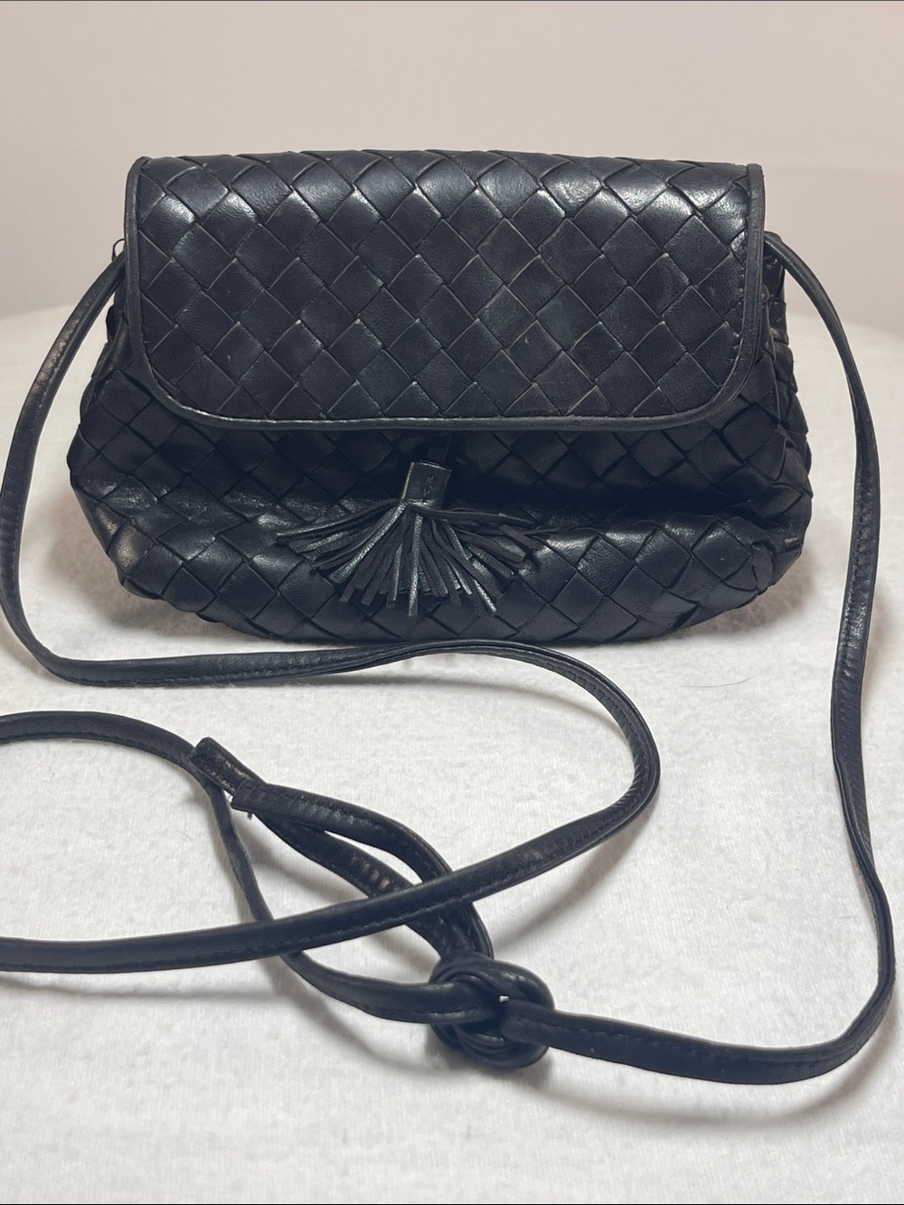 VTG Bottega Veneta Black women shoulder bag
